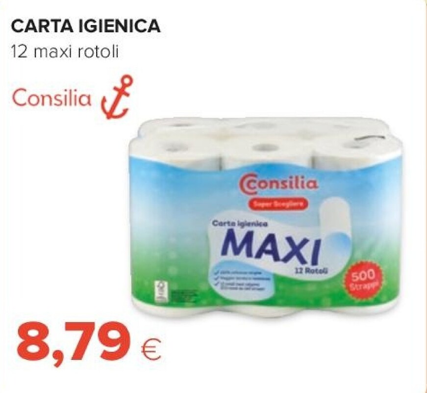 Offerta per Consilia Carta Igienica a 8,79€ in Tigre Amico