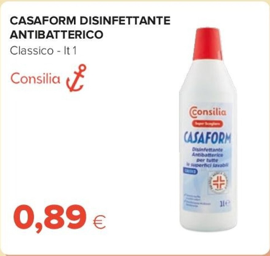 Offerta per Consilia Casaform Disinfettante Antibatterico a 0,89€ in Tigre Amico