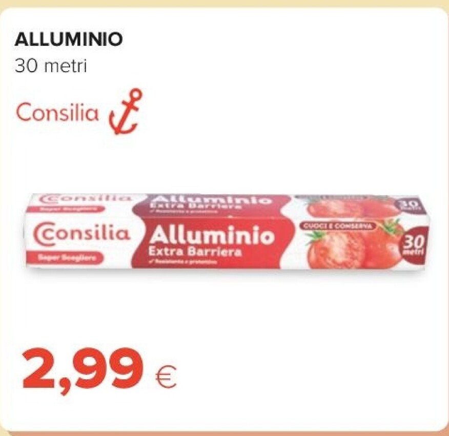 Offerta per Consilia Alluminio a 2,99€ in Tigre Amico