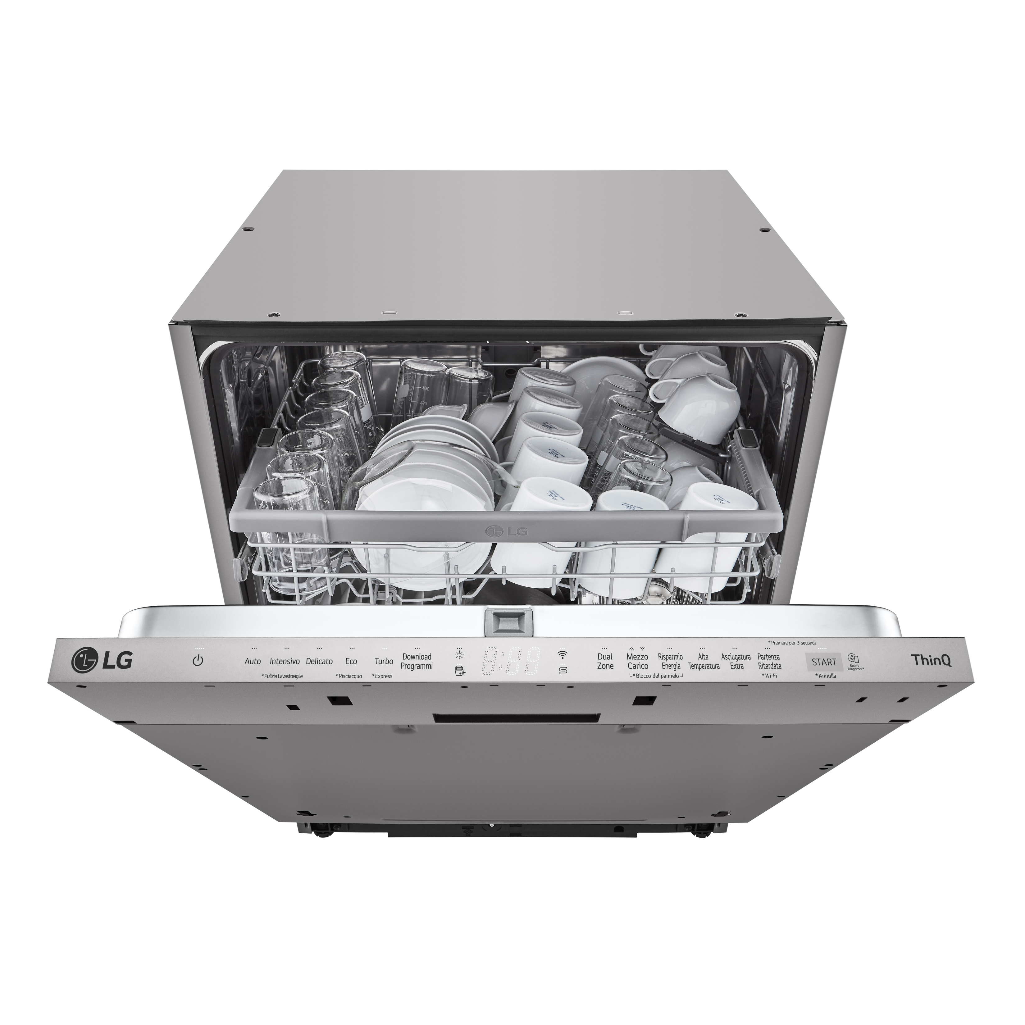 Offerta per LG QuadWash DB242TX Lavastoviglie A Scomparsa Totale Classe D 46dB 14 Coperti Wi-Fi a 549€ in Sinergy