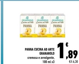 Offerta per Granarolo Panna Cucina Ad Arte a 1,89€ in Conad