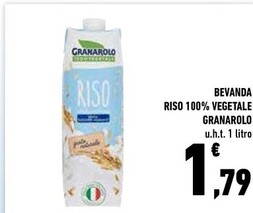 Offerta per Granarolo Bevanda Riso 100% Vegetale a 1,79€ in Conad