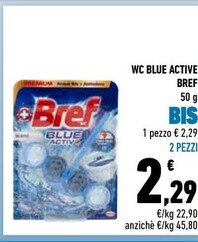 Offerta per Bref Wc Blue Active a 2,29€ in Conad City