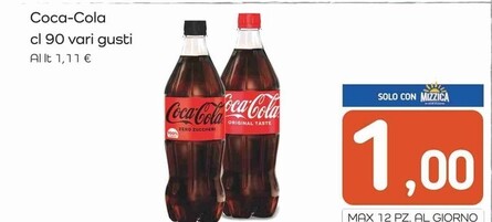 Offerta per Coca Cola Cl 90 Vari Gusti a 1€ in Famila Market