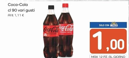 Offerta per Coca Cola Cl 90 Vari Gusti a 1€ in Famila Superstore