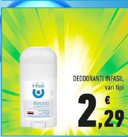Offerta per Infasil Deodoranti a 2,29€ in Conad City