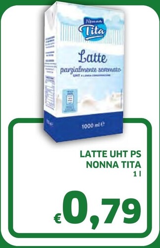 Offerta per Nonna tita Latte UHT PS a 0,79€ in Ecu