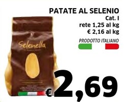 Offerta per Selenella Patate Al Selenio a 2,69€ in Ecu