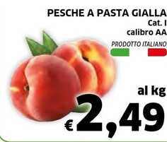 Offerta per Pesche A Pasta Gialla a 2,49€ in Ecu