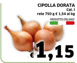Offerta per Cipolla Dorata a 1,15€ in Ecu