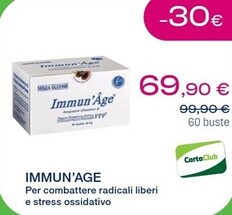 Offerta per Immun'Age - Per Combattere Radicali Liberi E Stress Ossidativo a 69,9€ in Lloyds Farmacia