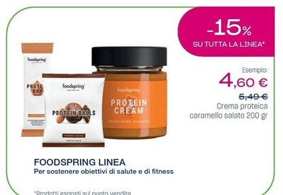 Offerta per Foodspring - Linea Per Sostenere Obiettivi Di Salute E Di Fitness a 4,6€ in Lloyds Farmacia