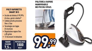 Offerta per Polti Vaporetto Smart 30 S a 99,99€ in Unieuro