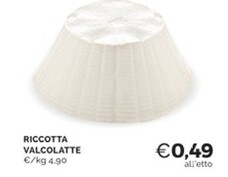 Offerta per Riccotta Valcolatte a 0,49€ in Mercatò