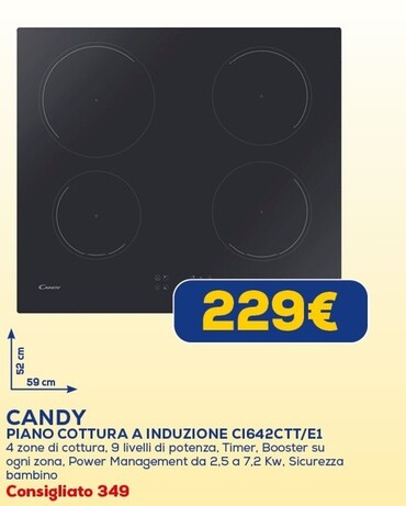 Offerta per Samsung Piano Cottura A Induzione C1642CTT/E1 a 229€ in Euronics