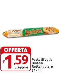 Offerta per Buitoni Pasta Sfoglia Rettangolare a 1,59€ in Carrefour Market Superstore