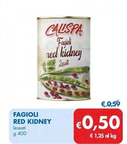 Offerta per Fagioli Red Kidney a 0,5€ in MD