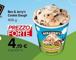 Offerta per Ben & jerry's Cookie Dough a 4,19€ in Carrefour Express