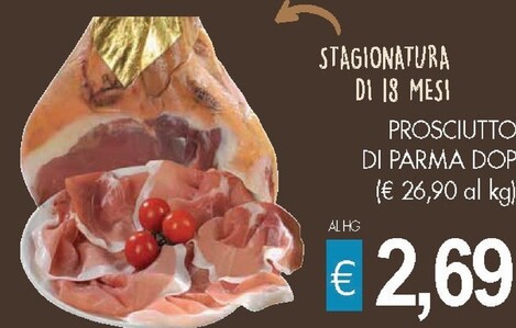 Offerta per Parma Prosciutto Di Dop a 2,69€ in Prestofresco