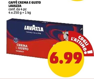 Offerta per Lavazza Caffè Crema E Gusto a 6,99€ in PENNY