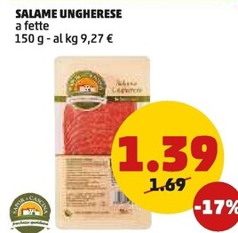 Offerta per Penny Salame Ungherese a 1,39€ in PENNY