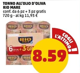 Offerta per Rio Mare Tonno All'olio D'oliva a 8,59€ in PENNY