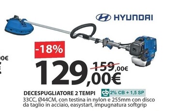 Offerta per Hyundai Decespugliatore 2 Tempi a 129€ in Kreo Brico e Casa
