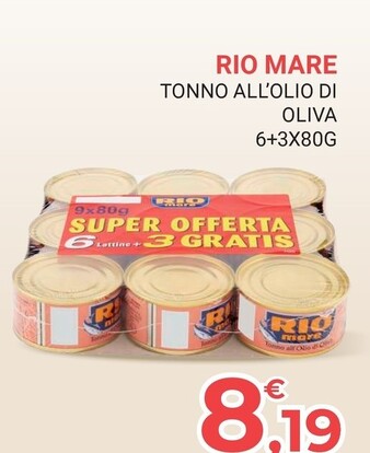 Offerta per Rio Mare Tonno All'Olio Di Oliva a 8,19€ in Etè