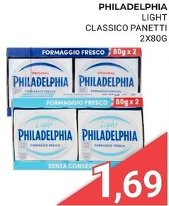 Offerta per Philadelphia Light Classico Panetti a 1,69€ in Etè