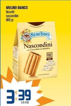 Offerta per Mulino Bianco Biscotti Nascondini a 3,39€ in Ottimo