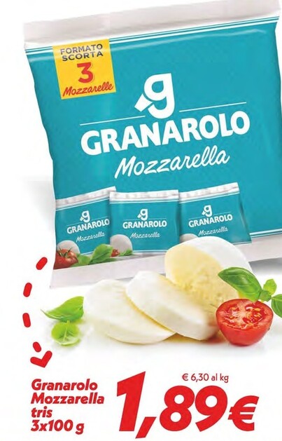 Offerta per Granarolo Mozzarella Tris a 1,89€ in Iper Super Conveniente