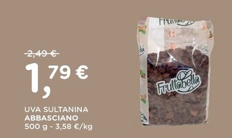 Offerta per Abbasciano Uva Sultanina a 1,79€ in Poli