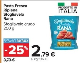 Offerta per Giovanni Rana Pasta Fresca Ripiena Sfogliavelo a 2,79€ in Carrefour Ipermercati