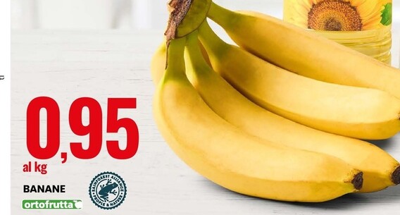 Offerta per Banane a 0,95€ in Eurospin