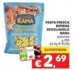 Offerta per Giovanni Rana Pasta Fresca Ripiena Sfogliavelo a 2,69€ in Meta'