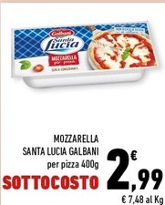 Offerta per Galbani Mozzarella Santa Lucia a 2,99€ in Margherita Conad