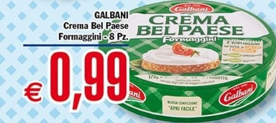 Offerta per Galbani Crema Bel Paese Formaggini a 0,99€ in Contè