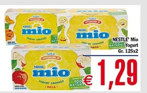 Offerta per Nestlè Mio Yogurt a 1,29€ in Contè