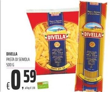 Offerta per Divella Pasta Di Semola a 0,59€ in Coop