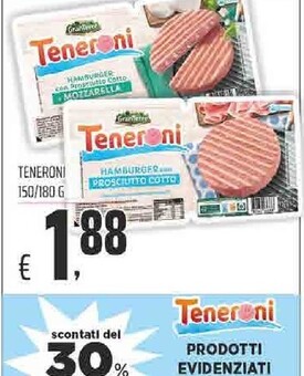 Offerta per Teneroni 150/180 G a 188€ in Coop
