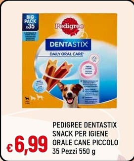 Offerta per Pedigree Dentastix Snack Per Igiene Orale Cane Piccolo a 6,99€ in Galassia