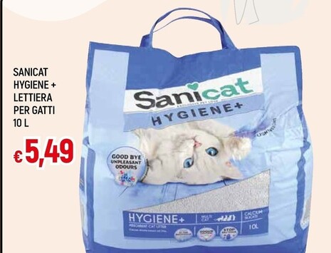 Offerta per Sanicat Hygiene + Lettiera Per Gatti a 5,49€ in Galassia