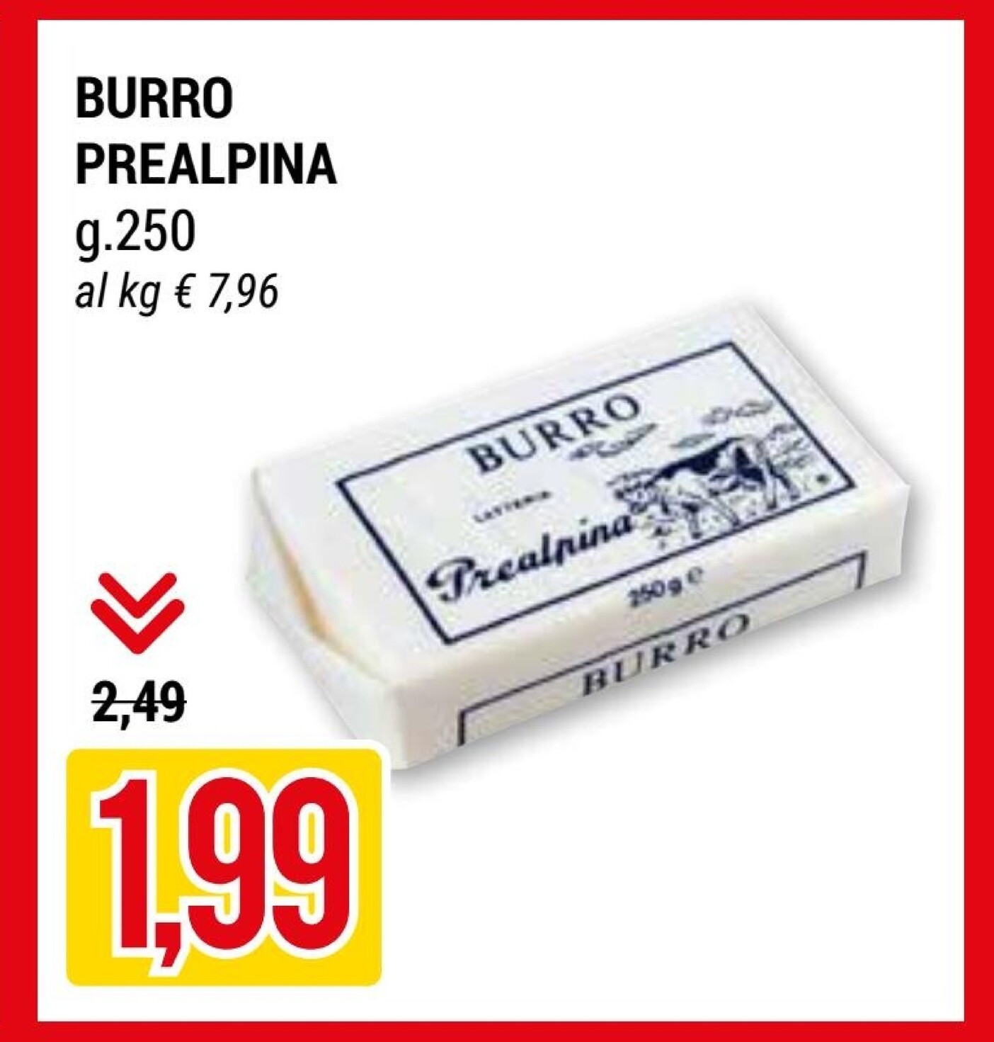 Offerta per Burro Prealpina a 1,99€ in Hardis