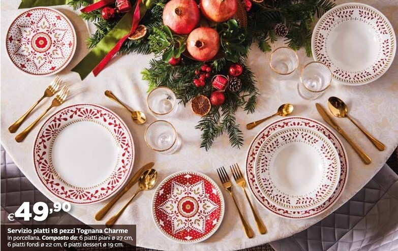 Offerta per Tognana Servizio Piatti 18 Pezzi Charme a 49,9€ in Progress