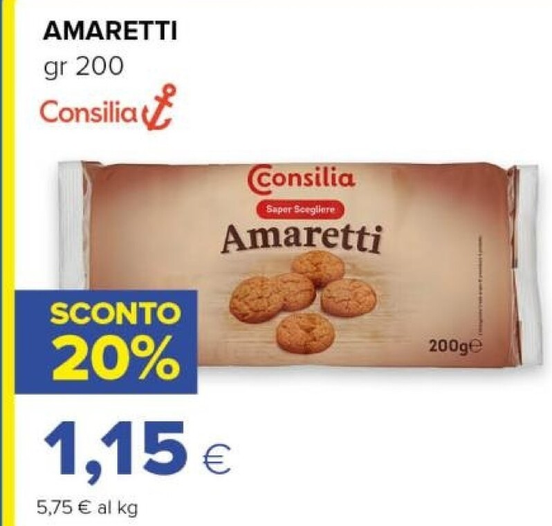 Offerta per Consilia Amaretti a 1,15€ in Tigre Amico