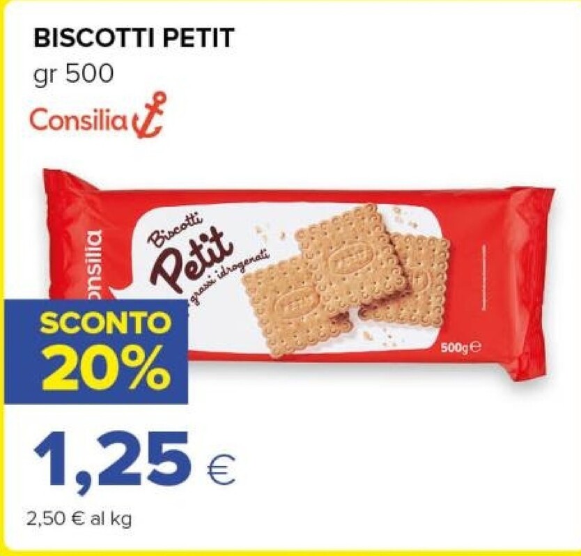 Offerta per Consilia Biscotti Petit a 1,25€ in Tigre Amico