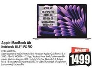 Offerta per Apple Macbook Air a 1499€ in Vobis