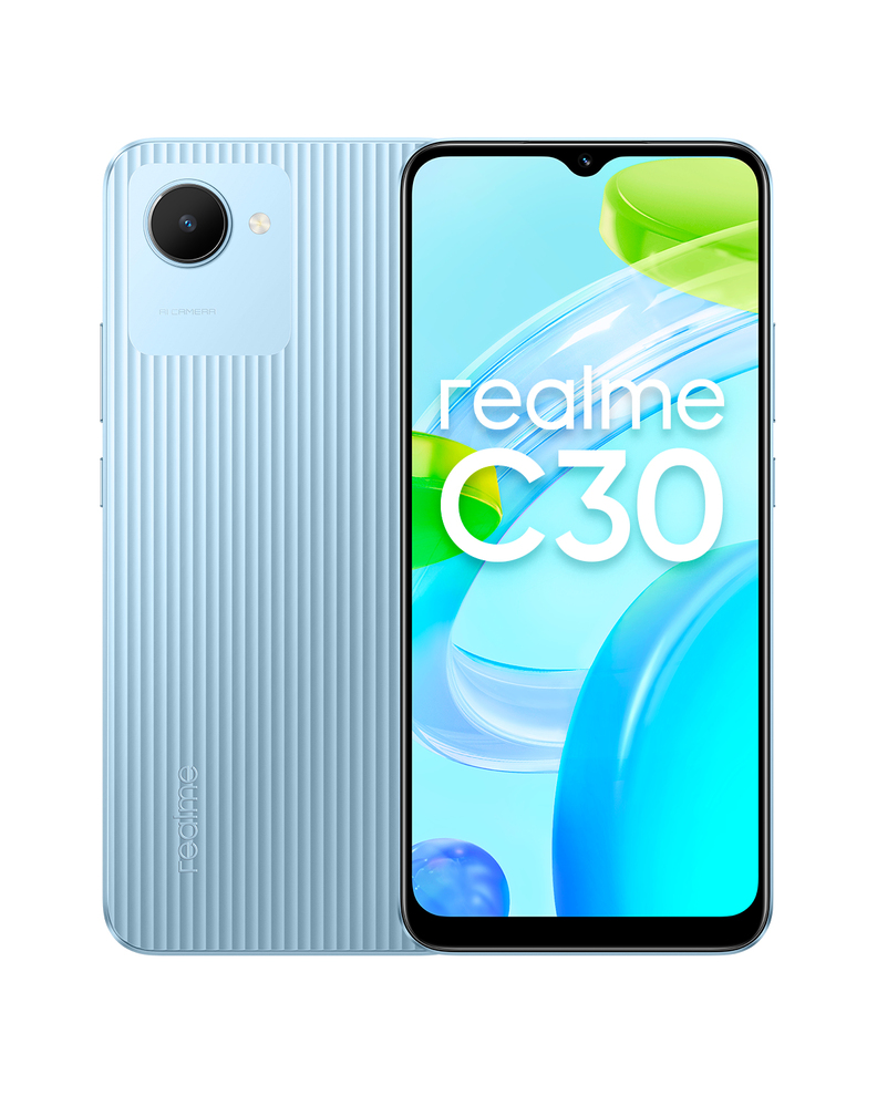 Offerta per Realme C30 16,5 Cm (6.5") Doppia SIM Android 11 4G Micro-USB 3 GB 32 GB 5000 MAh Blu a 89,99€ in Vobis