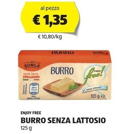Offerta per Enjoy Free! Burro Senza Lattosio a 1,35€ in Aldi