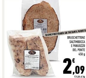 Offerta per Bruschettone Saltimbocca E Panuozzo Del Ponte a 2,09€ in Conad Superstore